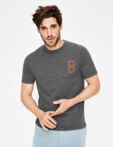 Graphic T-Shirt - Grey Marl Graphic T-Shirt - Grey Marl