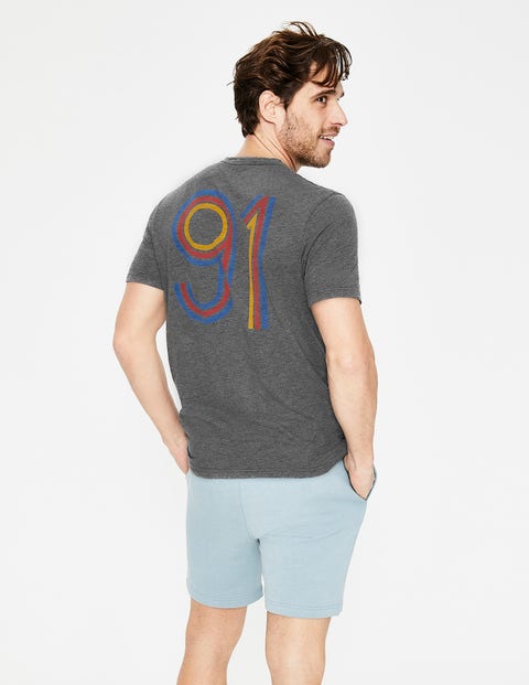 Graphic T-Shirt - Grey Marl Graphic T-Shirt - Grey Marl