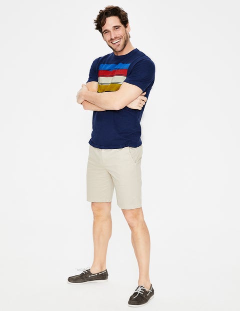 Graphic T-Shirt - Navy Multi Stripe Graphic T-Shirt - Navy Multi Stripe
