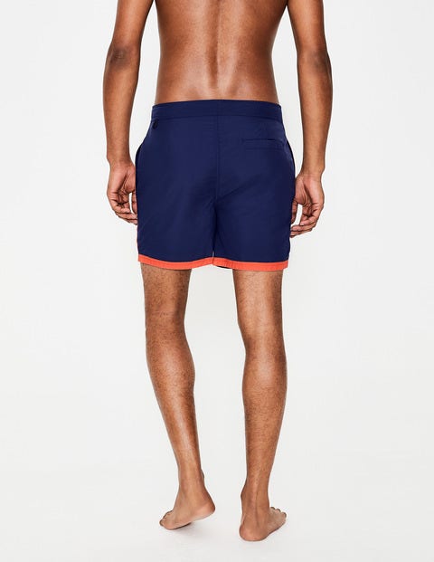 Stripe Detail Swimshorts - Navy Blue Stripe Detail Swimshorts - Navy Blue