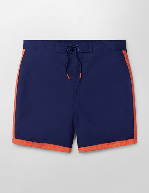 Stripe Detail Swimshorts - Navy Blue Stripe Detail Swimshorts - Navy Blue