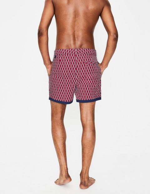 Stripe Detail Swimshorts - Rio Red Fish Stripe Detail Swimshorts - Rio Red Fish