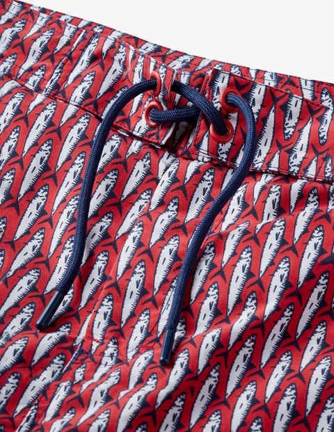 Stripe Detail Swimshorts - Rio Red Fish Stripe Detail Swimshorts - Rio Red Fish