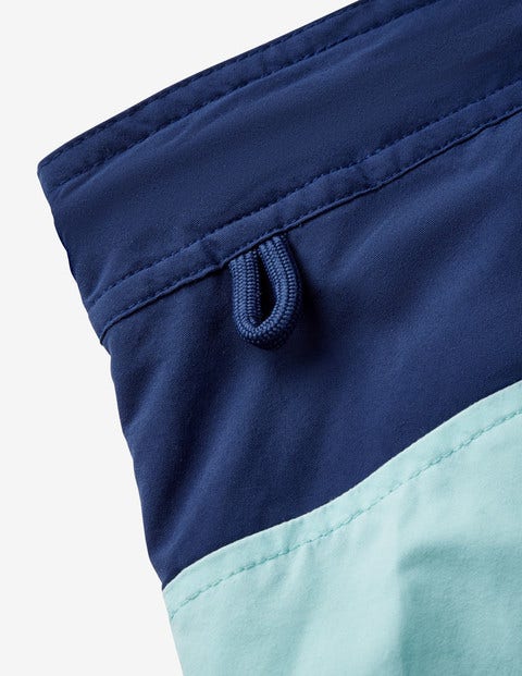 Board Shorts - Navy Blue Colourblock Board Shorts - Navy Blue Colourblock