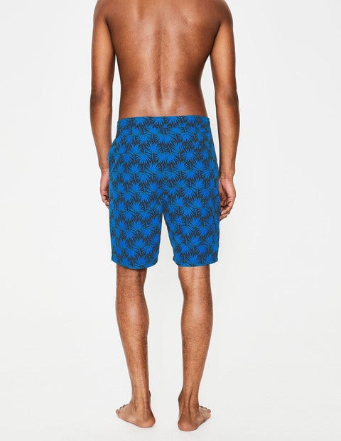 Board Shorts - Electric Blue Palm Board Shorts - Electric Blue Palm