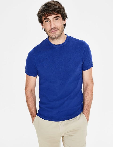 Garment-Dyed Marl T-Shirt - Blue Wave Garment-Dyed Marl T-Shirt - Blue Wave