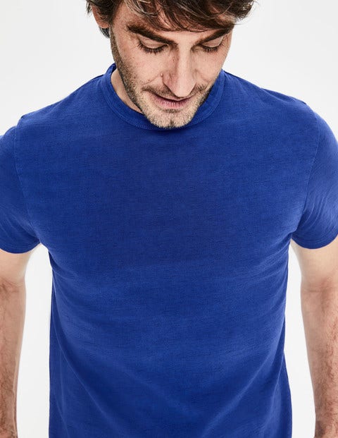 Garment-Dyed Marl T-Shirt - Blue Wave Garment-Dyed Marl T-Shirt - Blue Wave