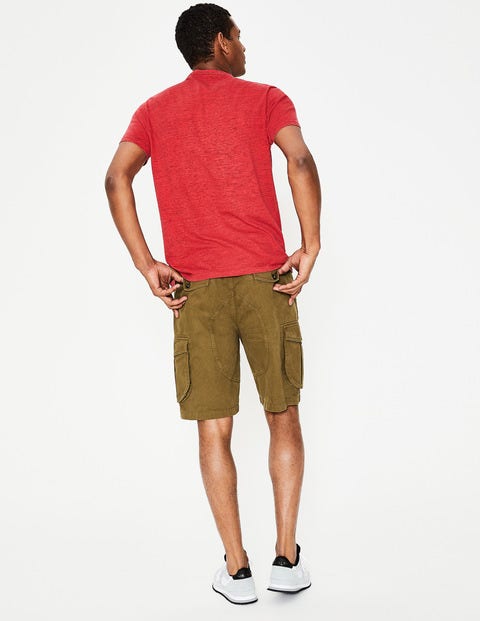 Garment-Dyed Marl T-Shirt - Washed Crimson Garment-Dyed Marl T-Shirt - Washed Crimson