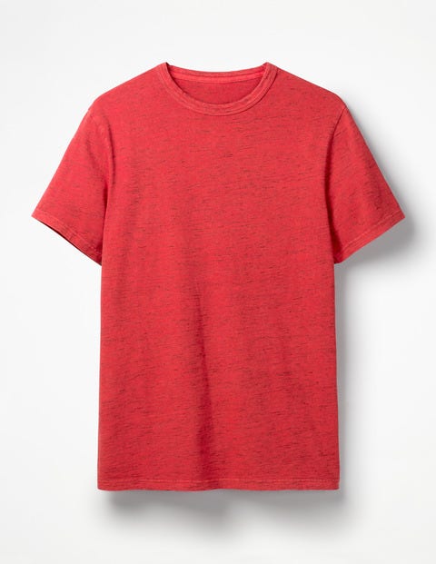 Garment-Dyed Marl T-Shirt - Washed Crimson Garment-Dyed Marl T-Shirt - Washed Crimson