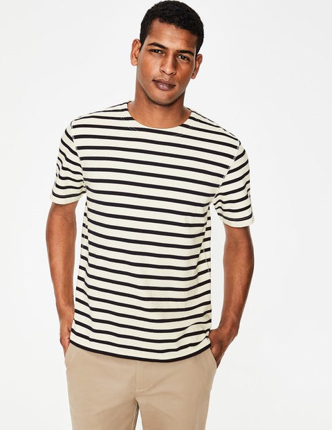 Short Sleeve Chichester - Ecru/Navy Stripe Short Sleeve Chichester - Ecru/Navy Stripe