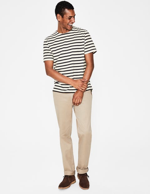 Short Sleeve Chichester - Ecru/Navy Stripe Short Sleeve Chichester - Ecru/Navy Stripe