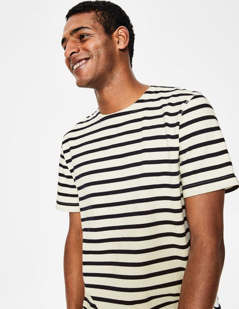 Short Sleeve Chichester - Ecru/Navy Stripe Short Sleeve Chichester - Ecru/Navy Stripe