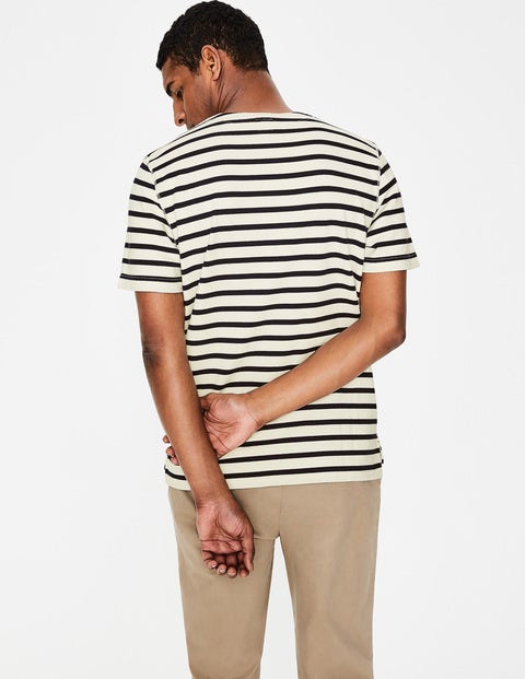 Short Sleeve Chichester - Ecru/Navy Stripe Short Sleeve Chichester - Ecru/Navy Stripe