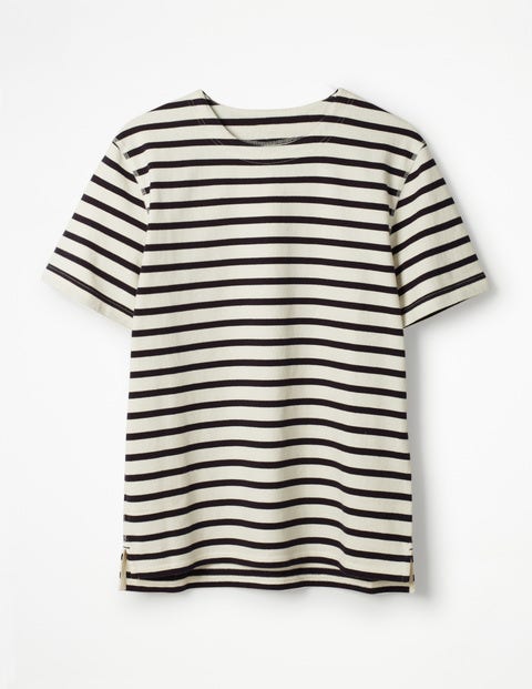 Short Sleeve Chichester - Ecru/Navy Stripe Short Sleeve Chichester - Ecru/Navy Stripe