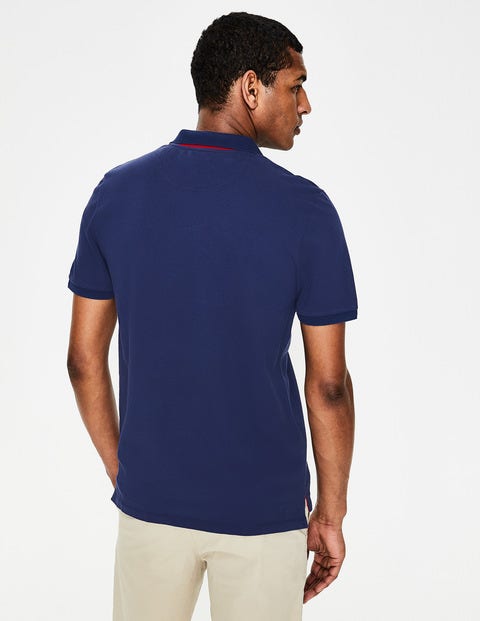 Polo En Piqué - Rayé multi bleu marine Polo En Piqué - Rayé multi bleu marine
