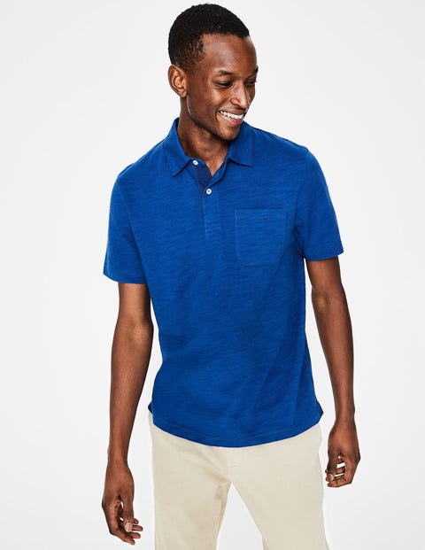 Slub Polo - Blue Wave Slub Polo - Blue Wave