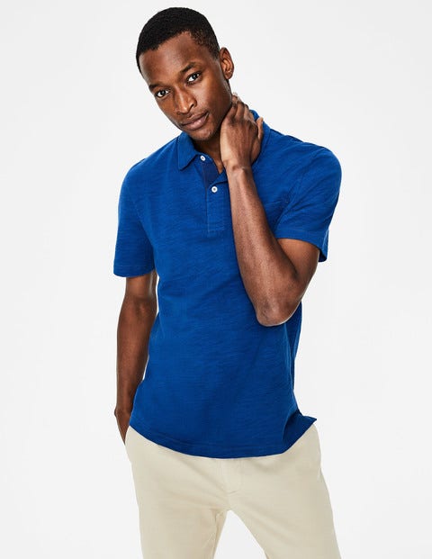 Slub Polo - Blue Wave Slub Polo - Blue Wave