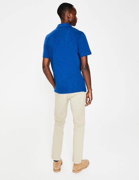 Slub Polo - Blue Wave Slub Polo - Blue Wave