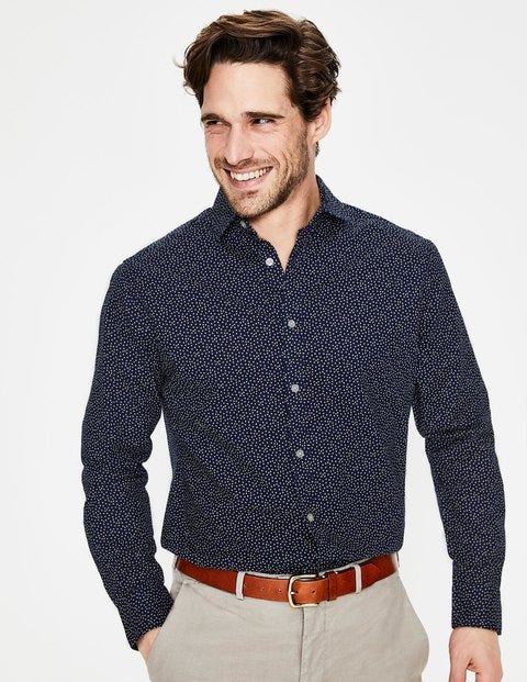 Penrith Hemd - Navy, Verstreute Tupfen Penrith Hemd - Navy, Verstreute Tupfen