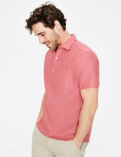 Linen Cotton Popover - Peach Melba Linen Cotton Popover - Peach Melba