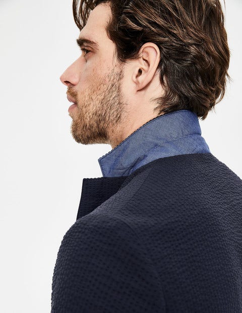 Cleadon Seersucker Blazer - Navy Cleadon Seersucker Blazer - Navy