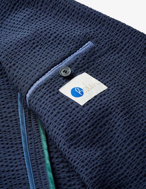Cleadon Seersucker Blazer - Navy Cleadon Seersucker Blazer - Navy