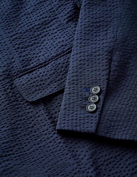 Cleadon Seersucker Blazer - Navy Cleadon Seersucker Blazer - Navy