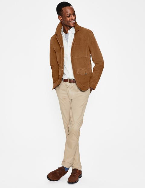Canonbury Velourslederjacke - Tabakbraun Canonbury Velourslederjacke - Tabakbraun