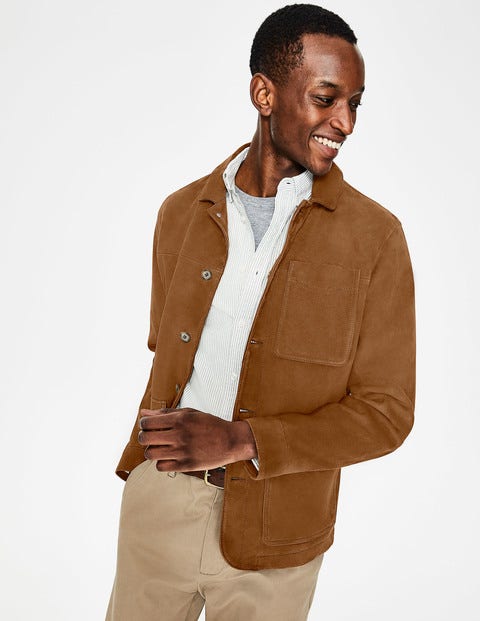 Canonbury Velourslederjacke - Tabakbraun Canonbury Velourslederjacke - Tabakbraun