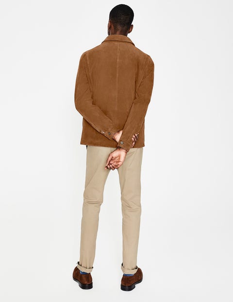 Canonbury Velourslederjacke - Tabakbraun Canonbury Velourslederjacke - Tabakbraun