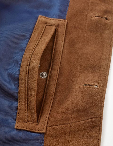 Canonbury Velourslederjacke - Tabakbraun Canonbury Velourslederjacke - Tabakbraun