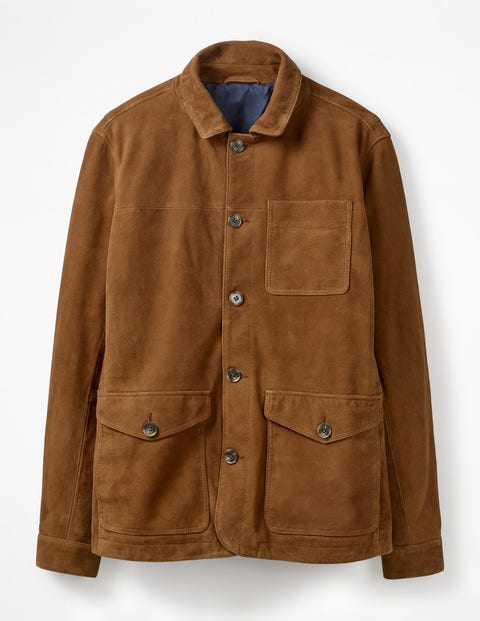 Canonbury Velourslederjacke - Tabakbraun Canonbury Velourslederjacke - Tabakbraun