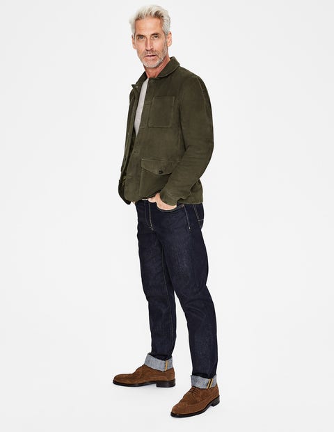 Canonbury Suede Jacket - Olive Canonbury Suede Jacket - Olive