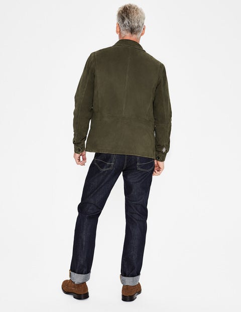 Canonbury Suede Jacket - Olive Canonbury Suede Jacket - Olive