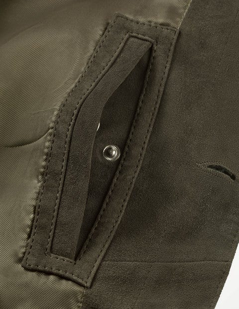 Canonbury Suede Jacket - Olive Canonbury Suede Jacket - Olive