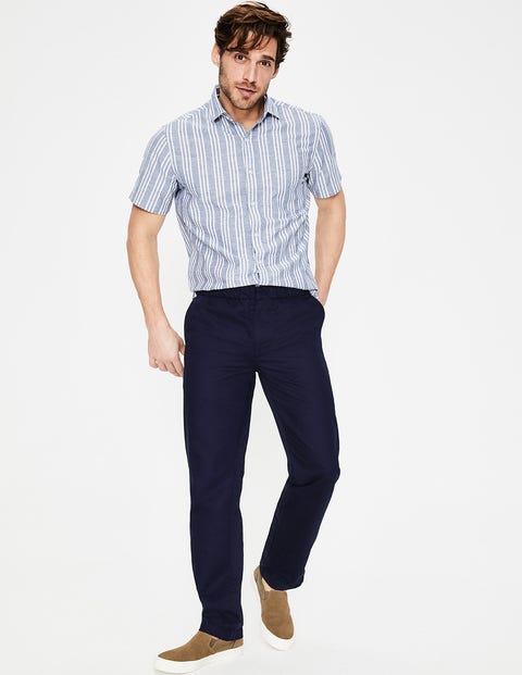 Waveney Drawstring Chinos - Navy Waveney Drawstring Chinos - Navy