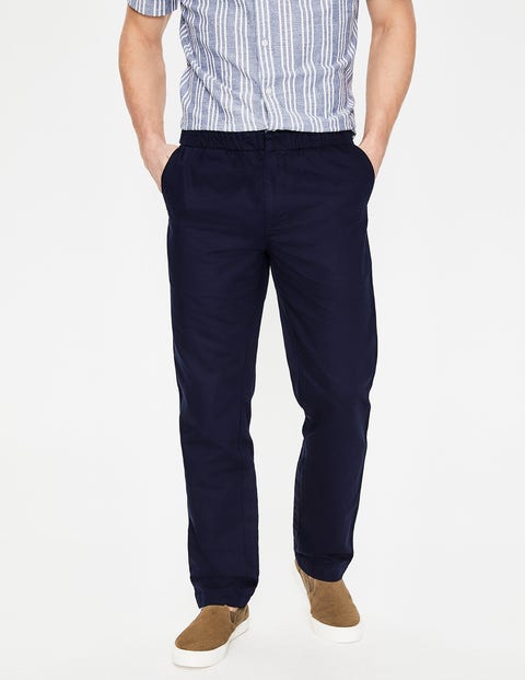 Waveney Drawstring Chinos - Navy Waveney Drawstring Chinos - Navy