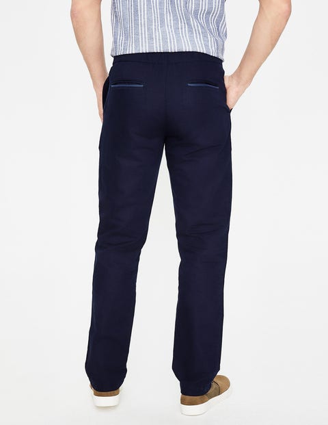 Waveney Drawstring Chinos - Navy Waveney Drawstring Chinos - Navy