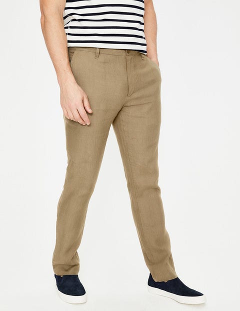 Clovelly Leinenhose - Malzbraun Clovelly Leinenhose - Malzbraun