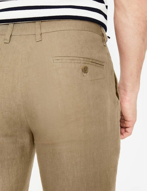 Clovelly Leinenhose - Malzbraun Clovelly Leinenhose - Malzbraun