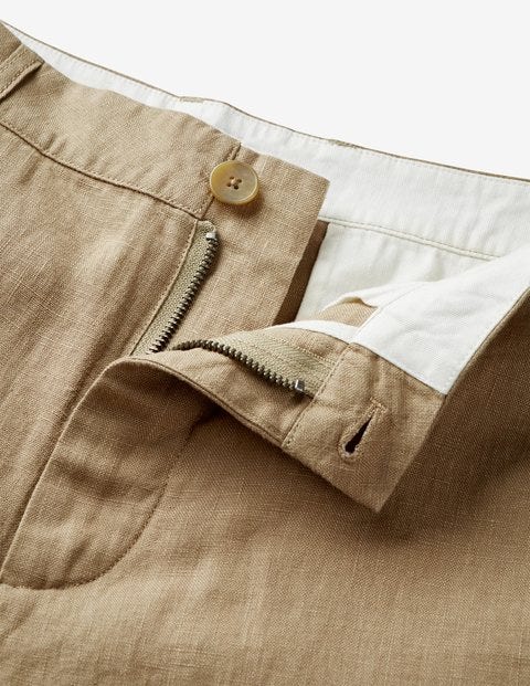 Clovelly Leinenhose - Malzbraun Clovelly Leinenhose - Malzbraun