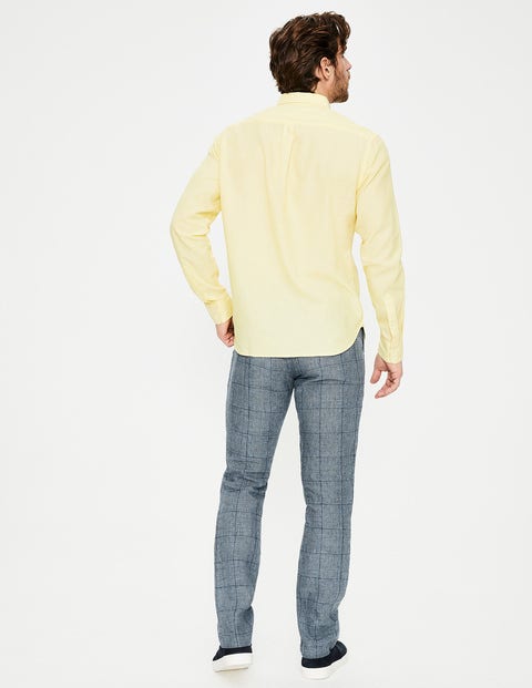 Clovelly Linen Pants - Blues Prince of Wales Clovelly Linen Pants - Blues Prince of Wales