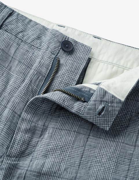 Clovelly Linen Pants - Blues Prince of Wales Clovelly Linen Pants - Blues Prince of Wales