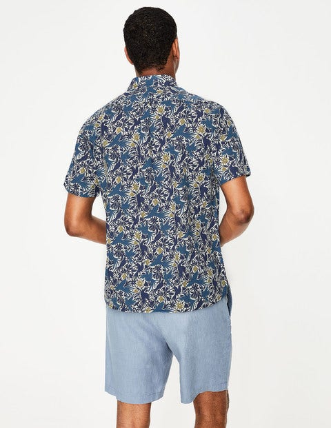 Chemise Ashburton À Manches Courtes - Oiseau bleu marine Chemise Ashburton À Manches Courtes - Oiseau bleu marine