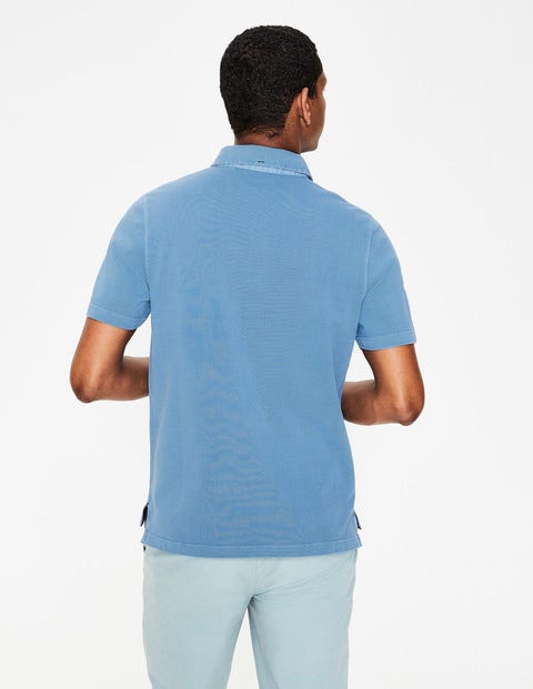 Garment-Dyed Polo - Chalk Blue Garment-Dyed Polo - Chalk Blue