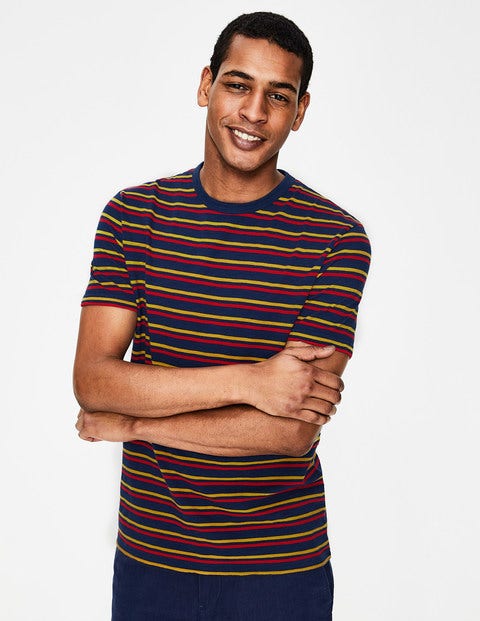 Stripe T-Shirt - Navy Multi Stripe Stripe T-Shirt - Navy Multi Stripe