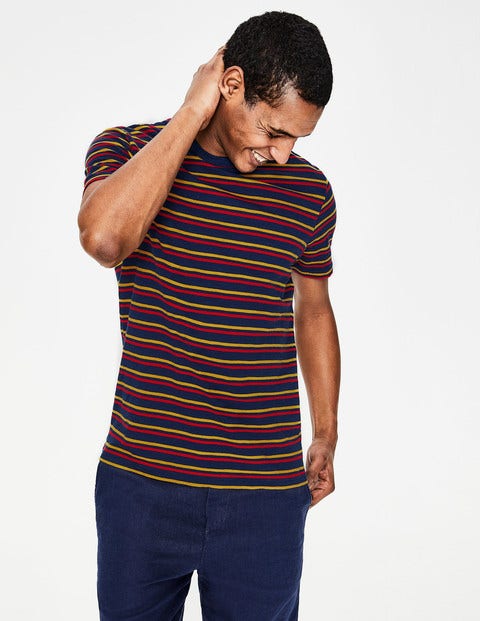 Stripe T-Shirt - Navy Multi Stripe Stripe T-Shirt - Navy Multi Stripe