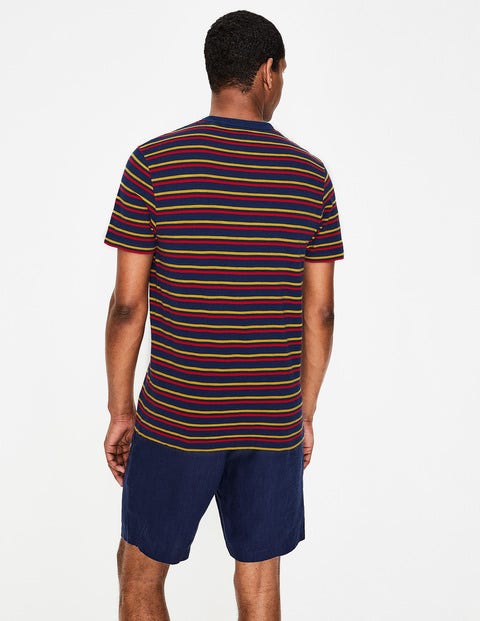 Stripe T-Shirt - Navy Multi Stripe Stripe T-Shirt - Navy Multi Stripe