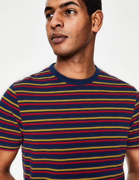 Stripe T-Shirt - Navy Multi Stripe Stripe T-Shirt - Navy Multi Stripe