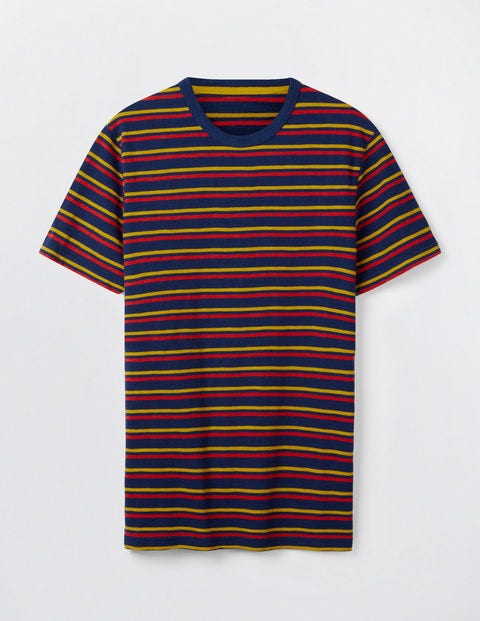 Stripe T-Shirt - Navy Multi Stripe Stripe T-Shirt - Navy Multi Stripe